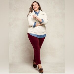 Talbots Simply Flattering 5 pocket corduroy pants size 10